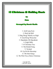 12 Christmas & Holiday Duets for Flute