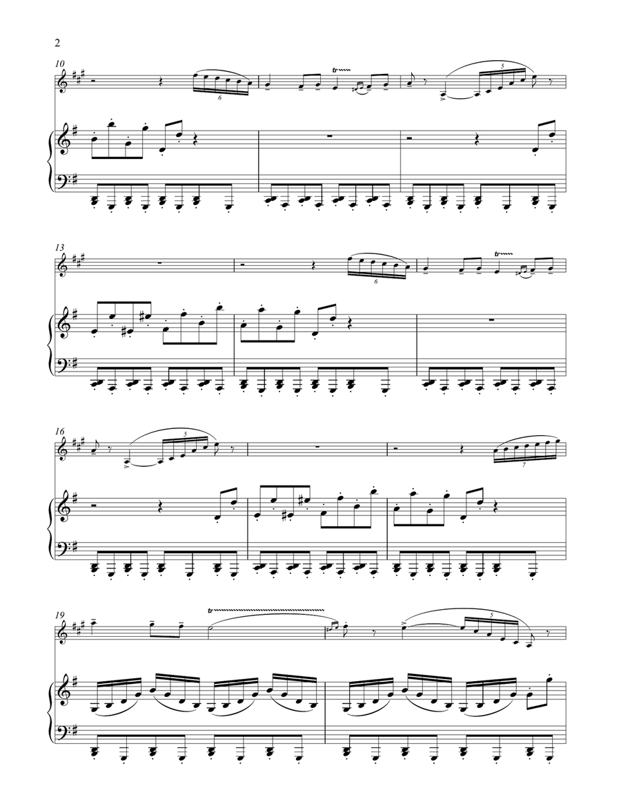 Chinese Dance (Tea), Op. 71a (from The Nutcracker) Trumpet Solo scores gallery preview page 2