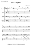 Auld Lang Syne - Guitar Duet
