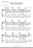 Major Thumb Blues - Guitar Solo