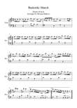 Radetzky March Easy Piano C Major