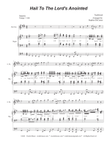 Hail To The Lord's Anointed (Alto Saxophone) - Organ accompaniment) mini preview