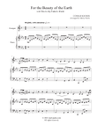 For the Beauty of the Earth (Trumpet-Piano)