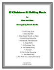 12 Christmas & Holiday Duets for Flute and Oboe