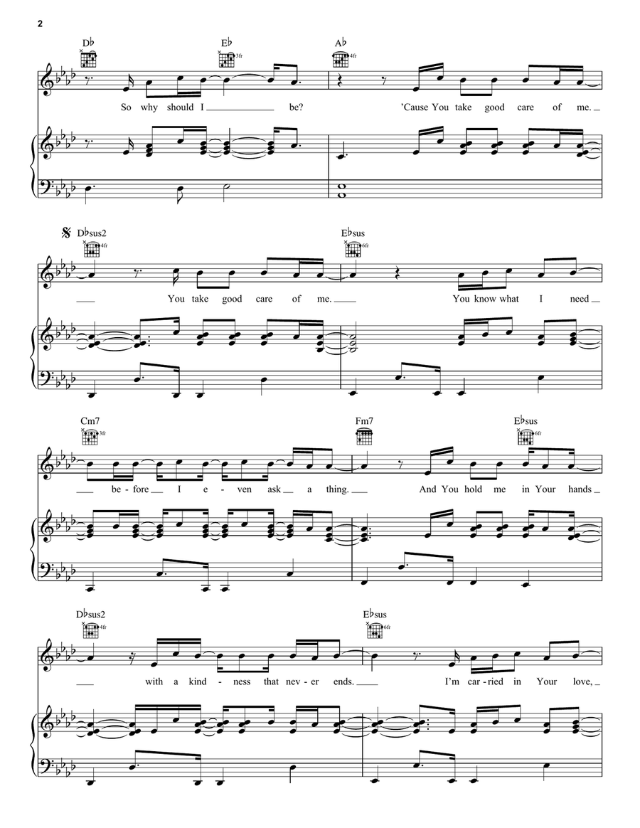Sparrows Sparrows Piano, Vocal, Guitar scores gallery preview page 2