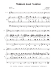 Hosanna, Loud Hosanna (Alto Saxophone - Organ accompaniment) mini preview