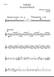 Valhalla (Concert Band) - Parts