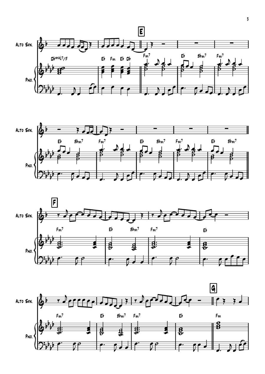 Another Day In Paradise Another Day In Paradise Alto Saxophone scores gallery preview page 3