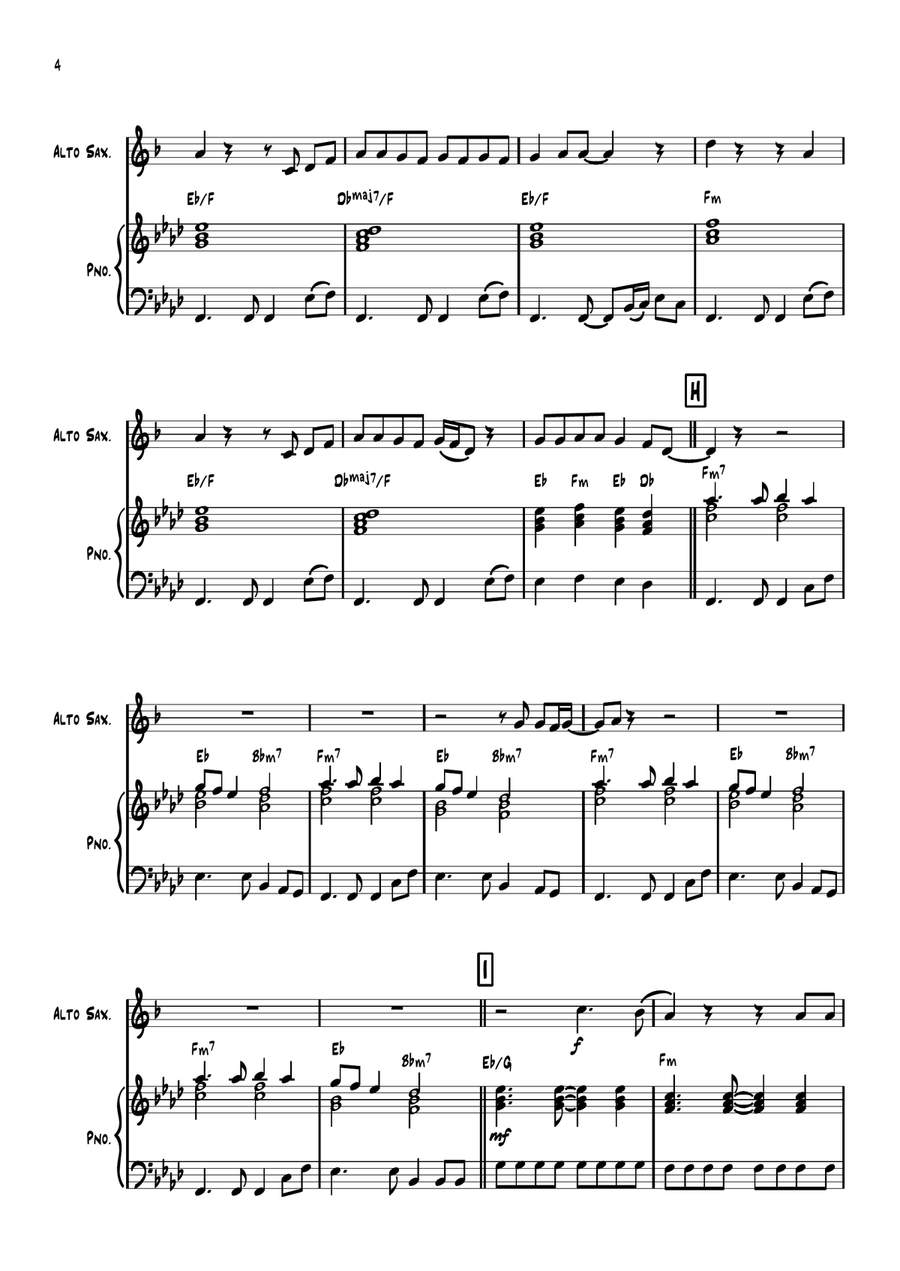 Another Day In Paradise Another Day In Paradise Alto Saxophone scores gallery preview page 4