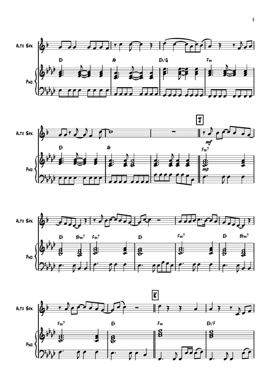 Another Day In Paradise Another Day In Paradise Alto Saxophone scores gallery preview page 5