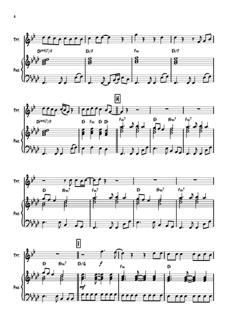 Another Day In Paradise Another Day In Paradise Trumpet Solo scores gallery preview page 4