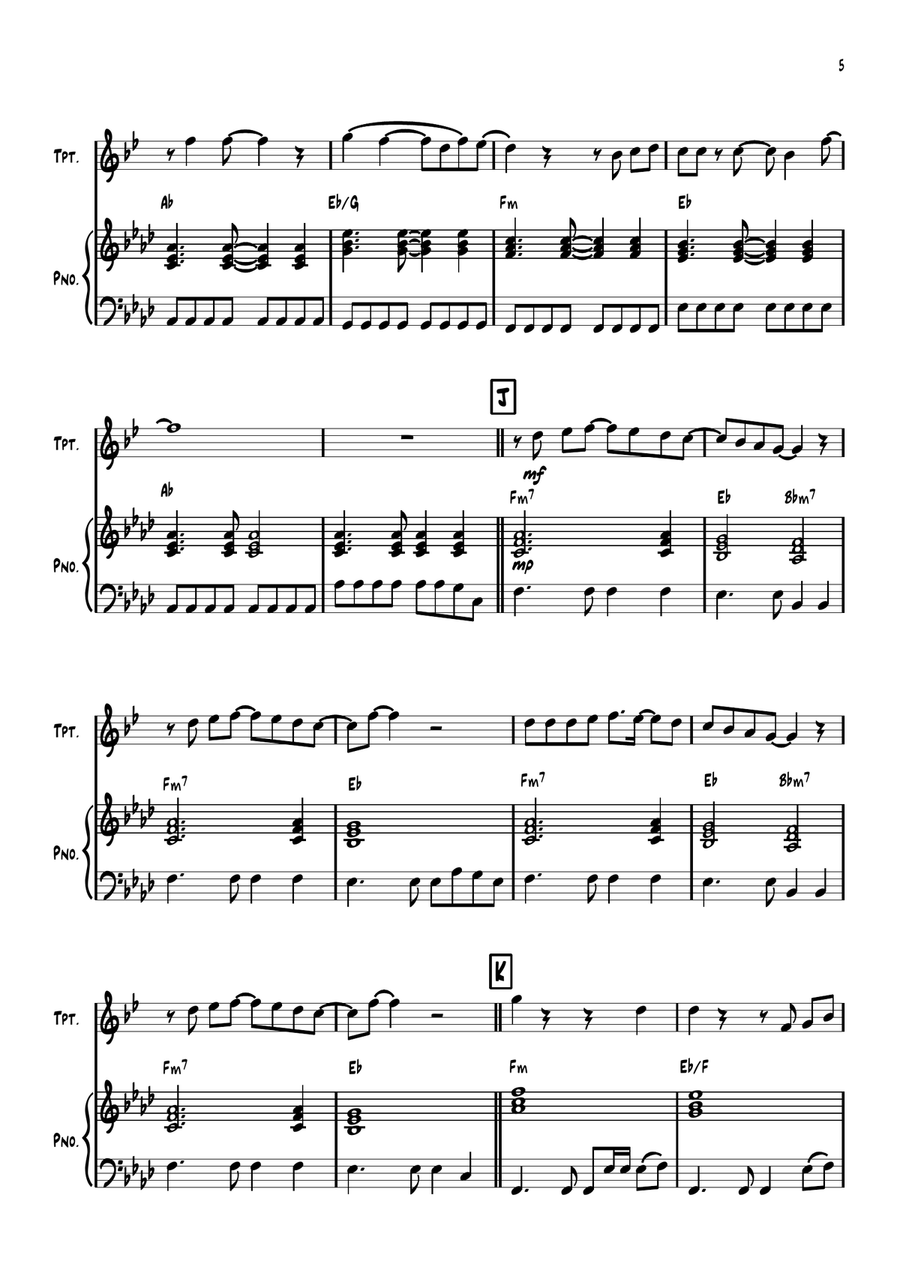 Another Day In Paradise Another Day In Paradise Trumpet Solo scores gallery preview page 5