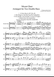 Mozart Double Bass Duo for Two