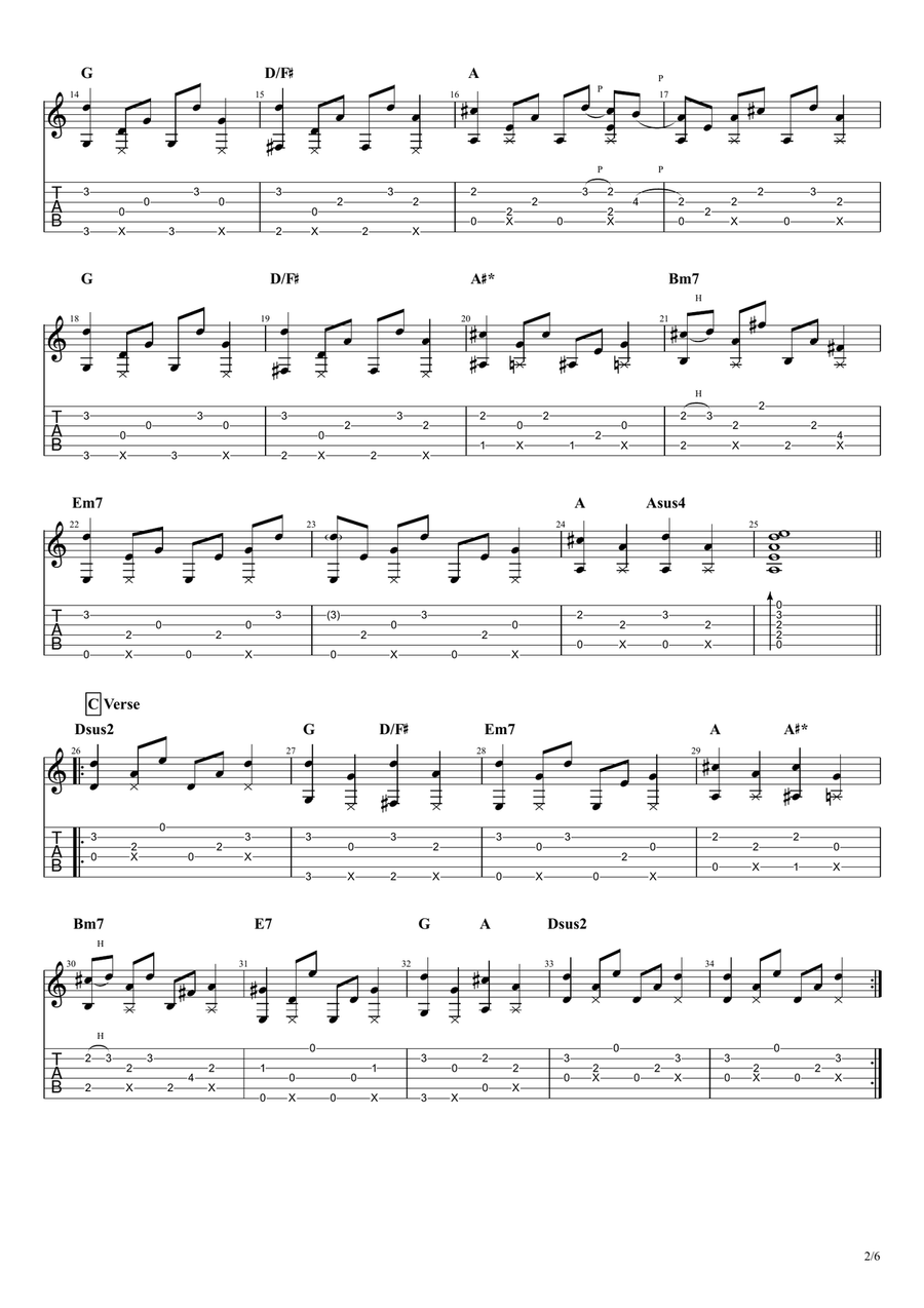 Who Says Who Says Acoustic Guitar scores gallery preview page 2