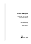 Trio à la Haydn (String Trio - Violin, Viola/Violin, Cello)