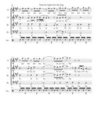 When The Night Feels My Song Choir scores gallery preview page 5
