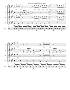 When The Night Feels My Song Choir scores gallery preview page 6
