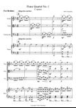 Piano Quartet No.1 C minor 1st movement - for Brahms
