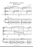 Piano Quartet No.1 C minor 4th movement - for Brahms