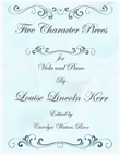 Five Character Pieces for Viola and Piano