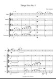 Things Five for Oboe and String Quartet 5th movement