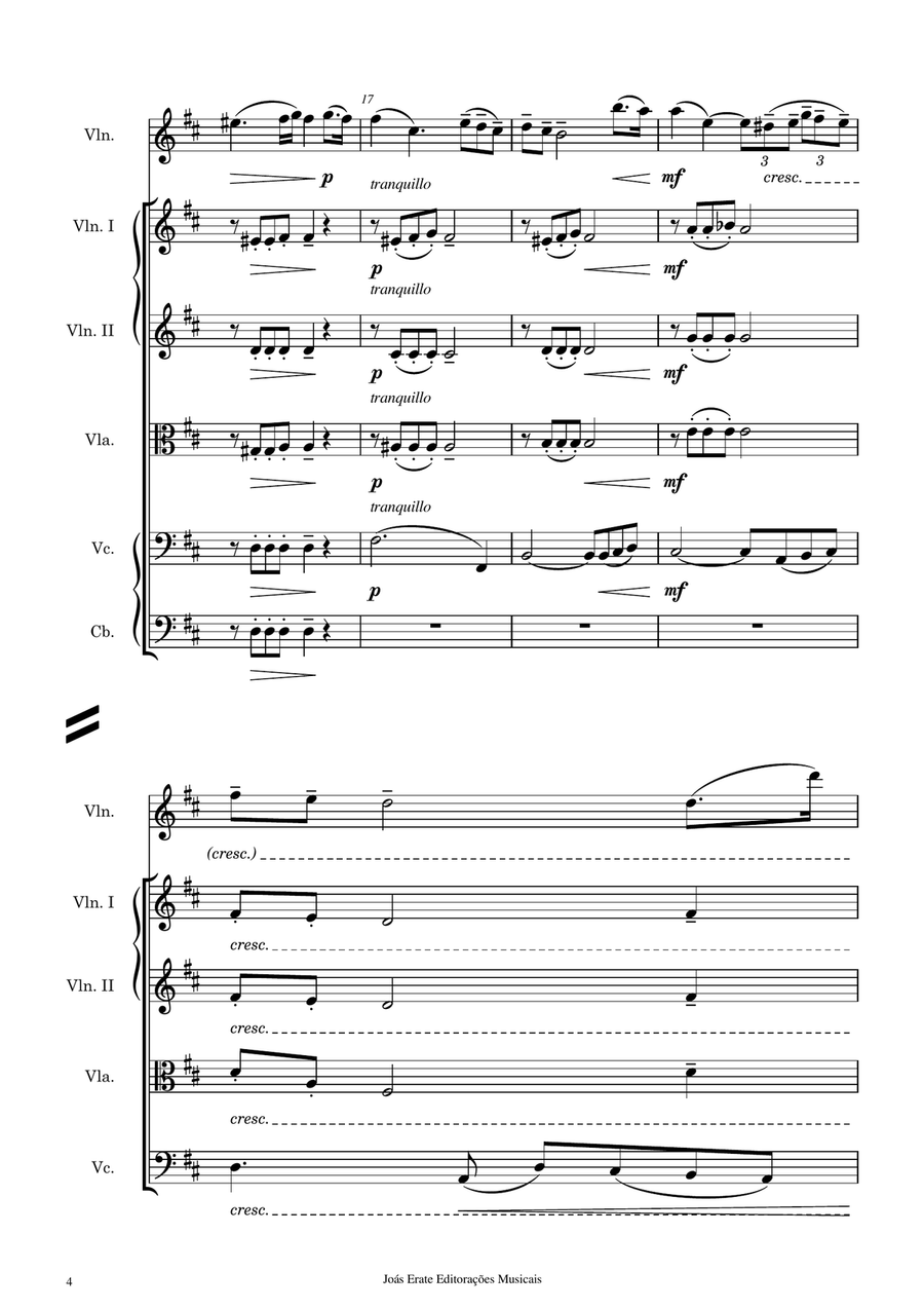 Student Concerto No.4, Op.15 - Friedrich Seitz Chamber Music scores gallery preview page 4