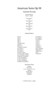 American Suite Opus 98 (full score only)