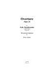 Overture Op.24 for Woodwind Quintet