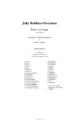 Jolly Robbers Overture (score only)