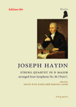 String quartet in D major