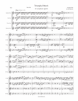 Triumphal March for saxophone quartet