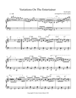 THE ENTERTAINER VARIATIONS