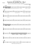 Cuarteto de cuerdas No. 1 Op. 1 - Alejandro Soqui (Partes)