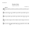 Drunken Sailor for Junior Brass Ensemble - Tenor Horn Part (Eb)