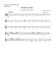 Drunken Sailor for Junior Brass Players - Baritone Horn/Euphonium/Trombone Part (Bb)