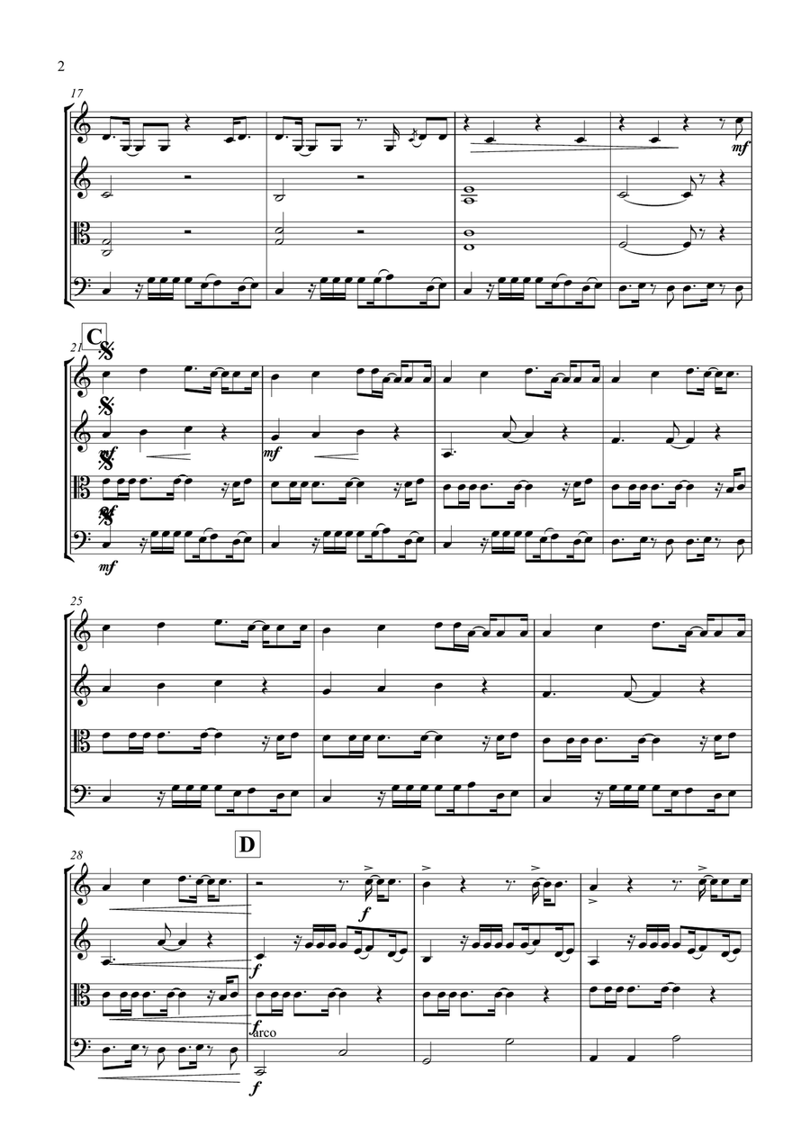 Girls Like You Girls Like You String Quartet scores gallery preview page 3