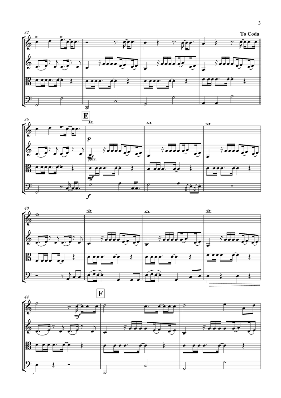 Girls Like You Girls Like You String Quartet scores gallery preview page 4