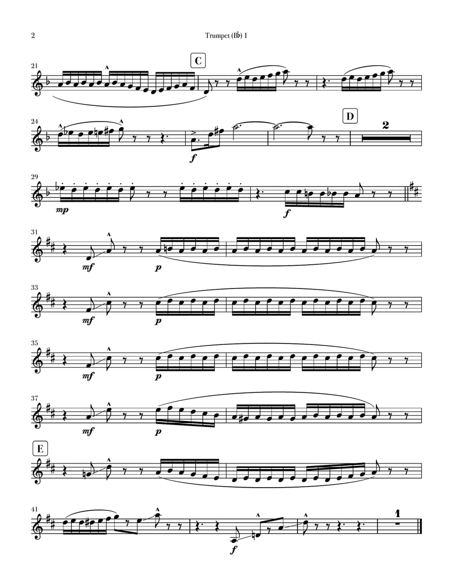Ride of the Valkyries (Brass Quintet) Brass Quintet scores gallery preview page 3