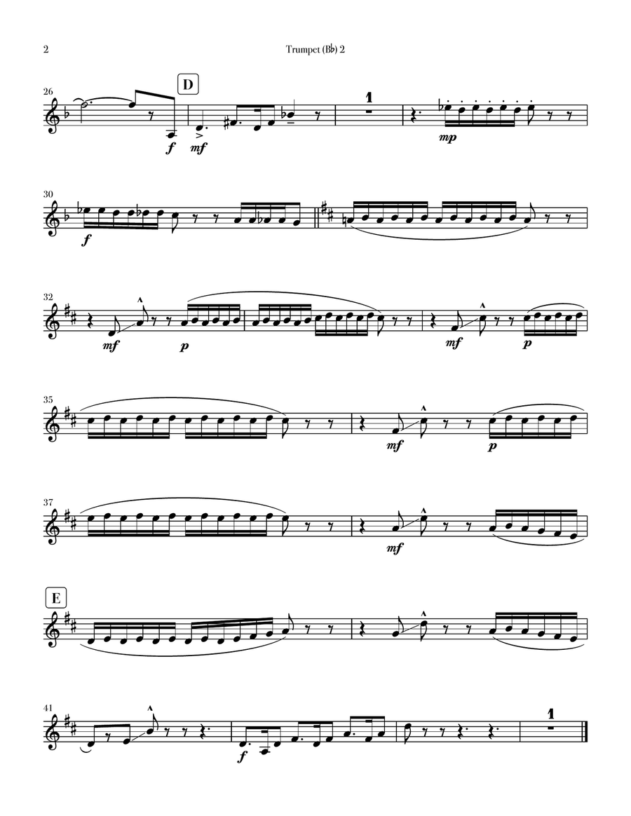 Ride of the Valkyries (Brass Quintet) Brass Quintet scores gallery preview page 5