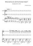 What shall we do with the Drunken Sailor? - 2 part choir - TB - Lower voices