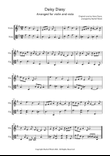 Daisy Daisy (violin and viola duet)