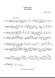 Pedal study for organ
