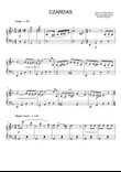Monti - Czardas (easy piano sheet)