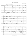 Past Two o'clock for recorder quartet