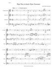 Past two o'clock for brass quartet (New version)