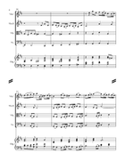 Let All the Angels of God Worship Him (for String Quartet & optional Organ) String Quartet scores gallery preview page 5