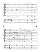 Let All the Angels of God Worship Him (for Brass Quintet & optional Organ) Brass Ensemble scores gallery preview page 6
