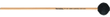 James Campbell Soft Suspended Cymbal Mallet - Dark Green Yarn - Rattan