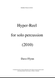 Hyper Reel (solo marimba with woodblock)