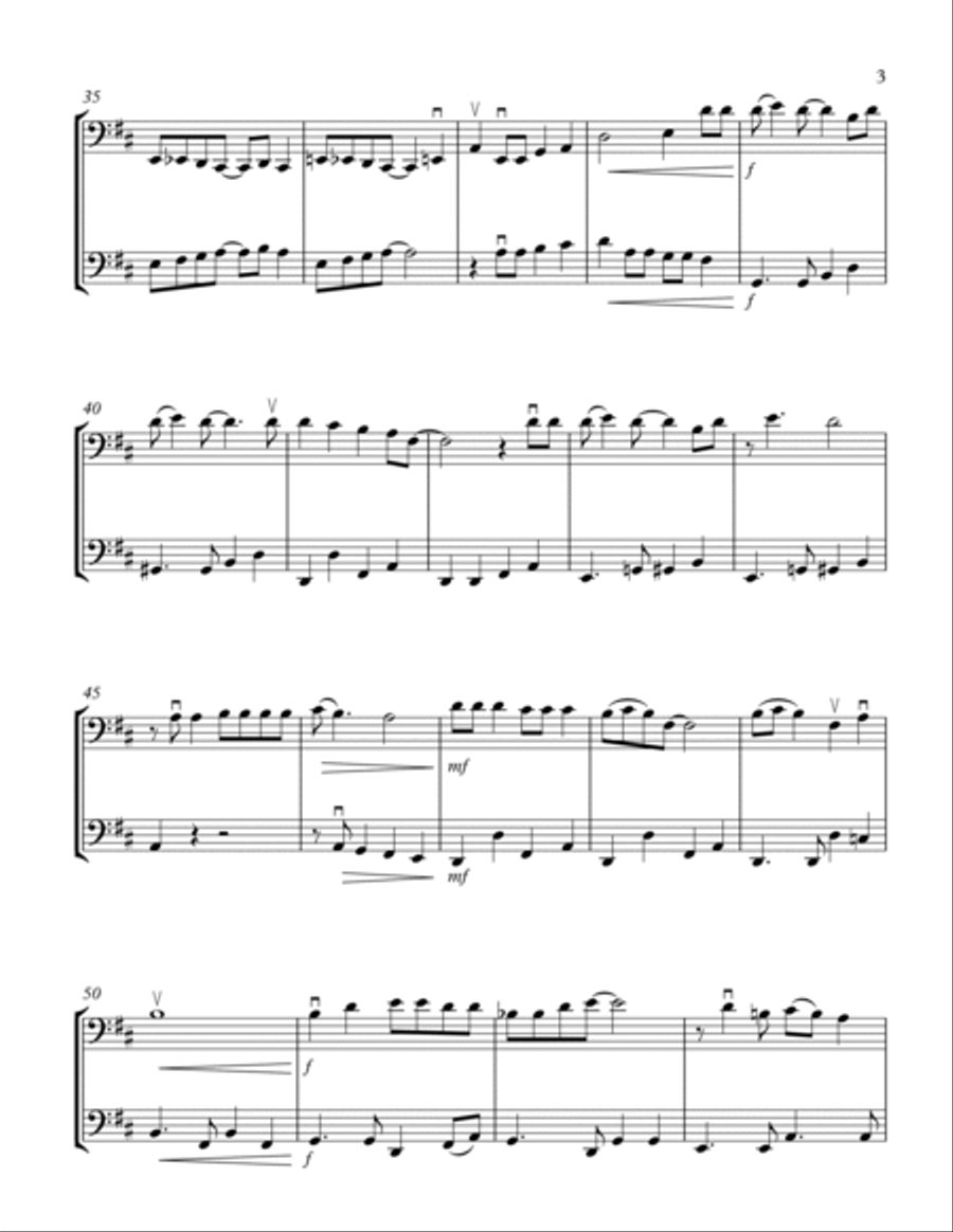 Jingle Bell Rock Cello scores gallery preview page 3